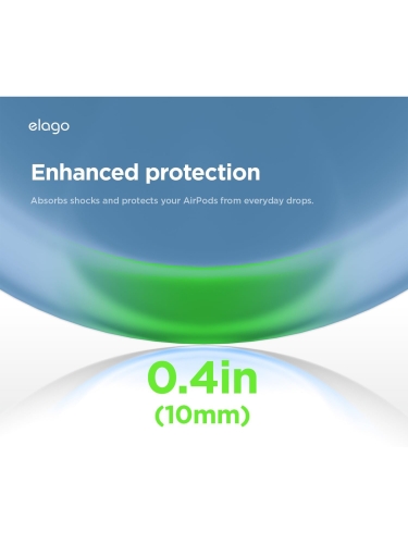 Elago для AirPods Pro 3 чехол Unique Cassette Player Hang case Blue