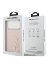 Karl Lagerfeld для iPhone 17 Pro Max чехол PU leather Autograph Metal logo & Gold camera Hard Pink
