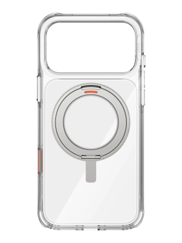 Uniq для iPhone 17 Pro Max чехол Swivix with 360-Rotating stand Lucent Clear (Magsafe)