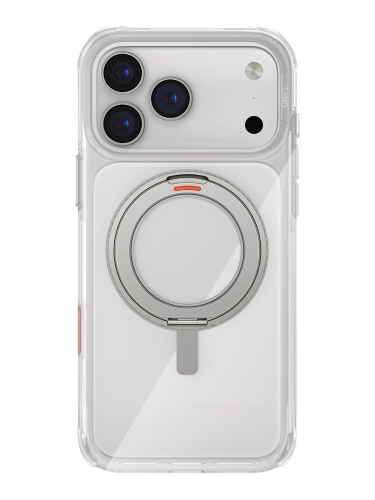 Uniq для iPhone 17 Pro Max чехол Swivix with 360-Rotating stand Lucent Clear (Magsafe)