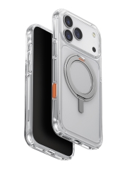 Uniq для iPhone 17 Pro Max чехол Swivix with 360-Rotating stand Lucent Clear (Magsafe)