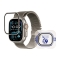 BlueO стекло для Apple Watch Ultra 1/2/3 49 mm, Sapphire Glass + Titanium Frame Natural Titanium