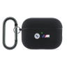 BMW для Airpods Pro 3 чехол M-series PU Meshed Leather Metal logo Black