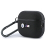 BMW для Airpods Pro 3 чехол M-series PU Meshed Leather Metal logo Black