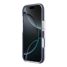 Lacoste для iPhone 17 Pro Max чехол ShockProof Lacquer Metal logo & Cam Hard Frosted Marine(MagSafe)
