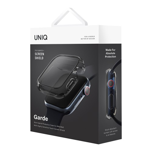 Чехол Uniq Garde для Apple Watch 41 мм, Smoke grey