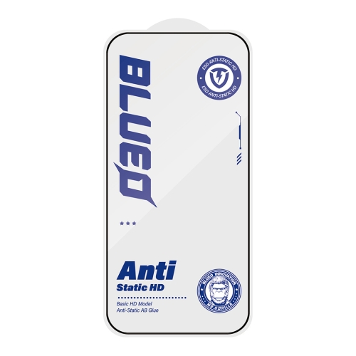 BlueO стекло для iPhone 18 Pro Max/17 Pro Max/16 Pro Max, Narrow border HD Anti-Static Black