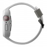 Чехол с ремешком Uniq Monos для Apple Watch 45/44 мм, серый