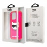 Чехол Karl Lagerfeld TPU FLUO Choupette Hard для iPhone 14 Pro, розовый