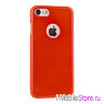Чехол iCover Glossy Hole для iPhone 7/8/SE 2020, оранжевый
