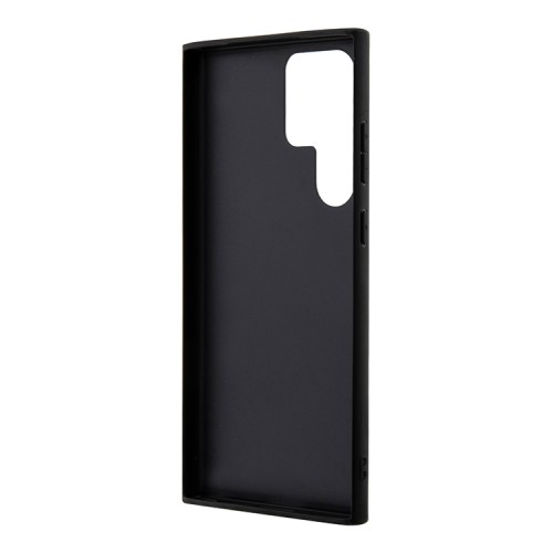 Чехол Lagerfeld PU Saffiano Monogram NFT Choupette Hard для Galaxy S23 Ultra, черный