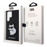 Чехол Lagerfeld PU Saffiano Monogram NFT Choupette Hard для Galaxy S23 Ultra, черный