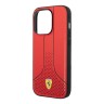Чехол Ferrari PU-кожа Smooth/Perforated  для iPhone 14 Pro, красный