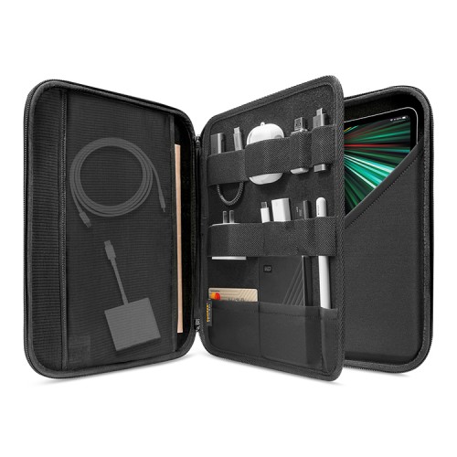 Чехол-сумка Tomtoc Tablet FancyCase-B06 Portfolio with Strap для планшета iPad Pro 12.9'' (2020/21), черный