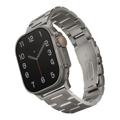 Ремешок Uniq OSTA Steel Strap для Apple Watch 49-46-45-44 мм, серебристый