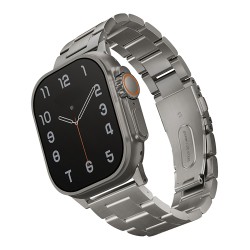 Ремешок Uniq OSTA Steel Strap для Apple Watch All 42-44-45-49 мм, серебристый