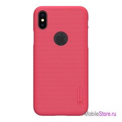 Чехол Nillkin Frosted Shield для iPhone X/XS, красный