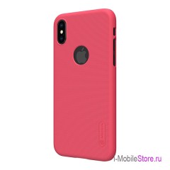 Чехол Nillkin Frosted Shield для iPhone X/XS, красный