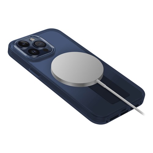 Uniq для iPhone 15 Pro Max чехол HELDRO MAG Deep Blue (MagSafe)