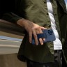 Uniq для iPhone 15 Pro Max чехол HELDRO MAG Deep Blue (MagSafe)