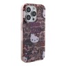 Hello Kitty для iPhone 15 Pro чехол PC/TPU Graffiti Tags Hard Pink