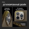 Elago для iPhone 15 Pro Max чехол PU Leather Taupe (MagSafe)