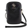 Guess для смартфонов сумка Wallet Zipper Pouch PU Grained leather 4G metal logo Black