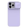 Nillkin для iPhone 15 Pro Max чехол CamShield Silky Magnetic Silicone Misty Purple (magsafe)