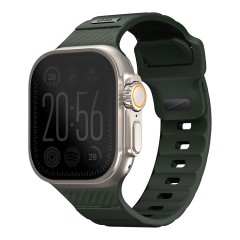 Uniq для Apple Watch 49-46-45-44 mm ремешок STRIDE FKM Rubber Green