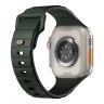 Uniq для Apple Watch 49/45/44/42 mm ремешок STRIDE FKM Rubber Green