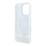 DKNY для iPhone 16 Pro Max чехол PC/TPU Checkered Printed stripes Black (MagSafe)
