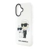 Karl Lagerfeld для iPhone 16 чехол PC/TPU NFT Karl&Choupette Glitter Transparent