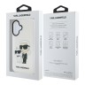 Karl Lagerfeld для iPhone 16 чехол PC/TPU NFT Karl&Choupette Glitter Transparent