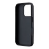 Karl Lagerfeld для iPhone 16 Pro чехол PU Saffiano Stripe Logo Hard + Nylon Hand cord Black/Red