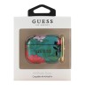 Чехол Guess TPU с кольцом для Airpods Pro, Flower N.1 зеленый
