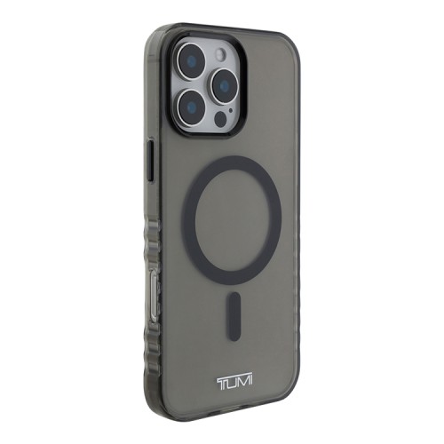 TUMI для iPhone 16 Pro Max чехол ShockProof Shiny Hard Black (MagSafe)