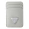 Guess магн. бумажник Wallet Cardslot MagSafe PU Grained leather Triangle Metal logo Beige