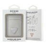 Guess магн. бумажник Wallet Cardslot MagSafe PU Grained leather Triangle Metal logo Beige