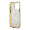 Guess для iPhone 16 Pro Max чехол PC/TPU Jet Set Trianlge logo Metal camera Hard Brown (MagSafe)