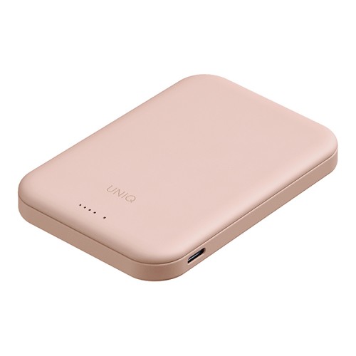 Uniq внешний аккумулятор Lyden Lexa 5000W Magnetic wireless 15W USB-C PD 20W Pink