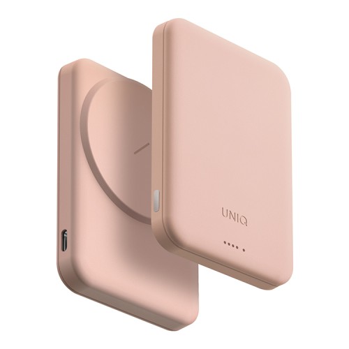 Uniq внешний аккумулятор Lyden Lexa 5000W Magnetic wireless 15W USB-C PD 20W Pink