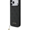 Guess для iPhone 17 Pro Max чехол PU 4G Classic Metal logo Hard + Charm Black (MagSafe)