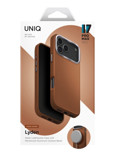 Uniq для iPhone 17 Pro Max чехол Lyden Caramel (Magsafe)