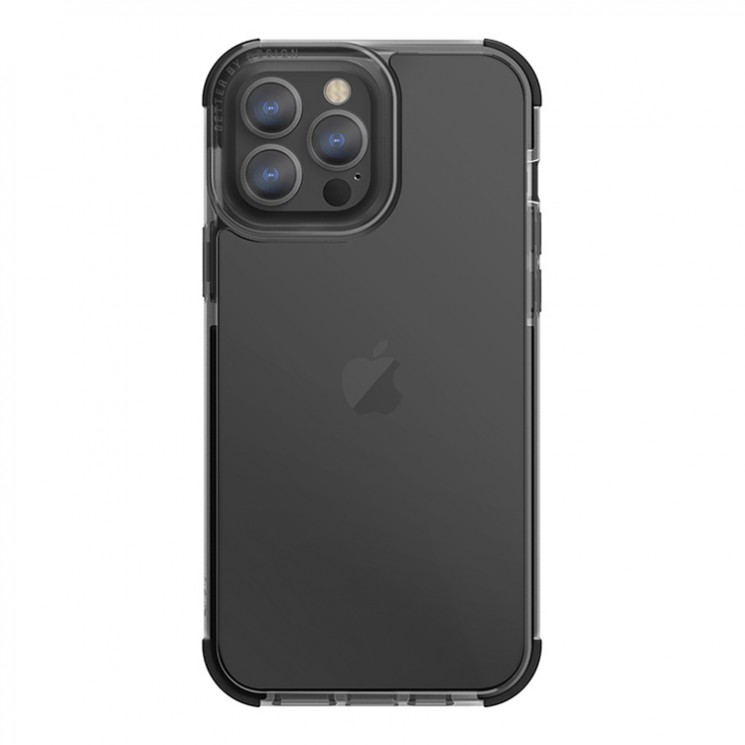 Чехол Uniq Combat Black для iPhone 13 Pro Max, прозрачный