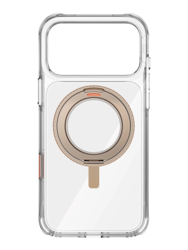 Uniq для iPhone 17 Pro Max чехол Swivix with 360-Rotating stand Taupe Gold (Magsafe)