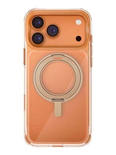Uniq для iPhone 17 Pro Max чехол Swivix with 360-Rotating stand Taupe Gold (Magsafe)