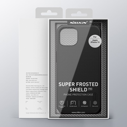 Чехол Nillkin Frosted Shield Pro для iPhone 13, черный