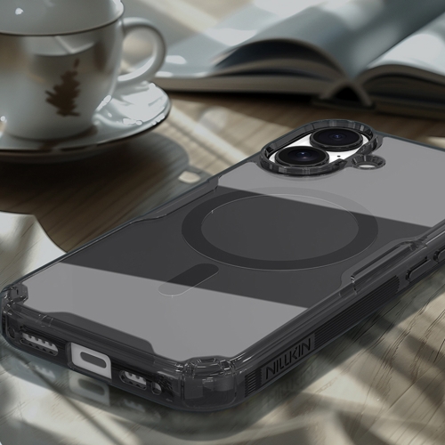 Nillkin для iPhone 17 чехол Nature TPU Pro Magnetic Transaprent Black