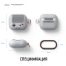 Чехол Elago Unique AW5 Game console Hang case для AirPods 3 (2021), серый