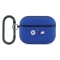 BMW для Airpods Pro 3 чехол M-series PU Meshed Leather Metal logo Blue